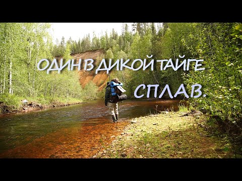 ЗАБРАЛСЯ В САМУЮ ГЛУШЬ. ТАЕЖНАЯ РЕЧКА. СПЛАВ. РЫБАЛКА НА ХАРИУСА. ОДИН В ЛЕСУ.
