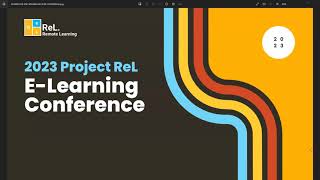 2023 Project ReL E-Learning Conference