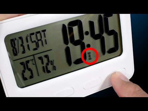 How to set Date Time Alarm hourly Miniso LCD Clock Gaak