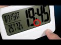 How to set Date Time Alarm hourly Miniso LCD Clock Gaak