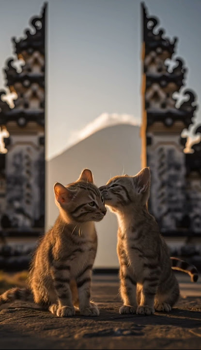 Bali: The Island of Eternal Romance😺💖#cat #cats #catmemes