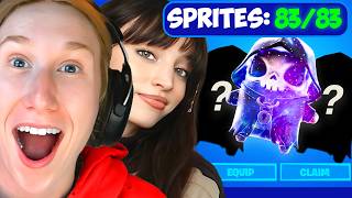 COLLECTING EVERY SPRITE IN FORTNITE.. w/Riley