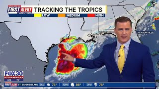 Tracking tropical disturbance approaching Texas coast | What to know