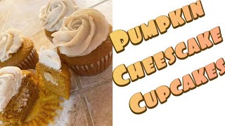 Pumpkin cheesecake cupcakes