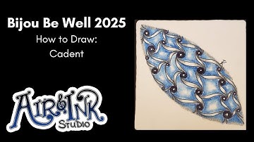 How to Draw Cadent Zentangle Pattern