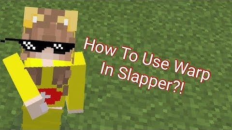 HOW TO USE WARP IN SLAPPER AND ANY PLAYER CAN USE | CRAFTSMAN BUILDING CRAFT SERVER | TUTORIAL