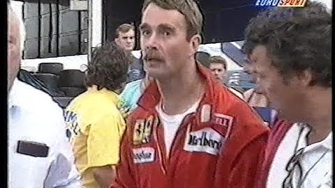 Nigel Mansell being a lunatic at Ferrari