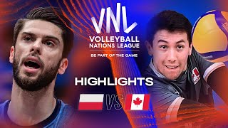 🇵🇱 POL vs. 🇨🇦 CAN - Highlights Week 3 | Men's VNL 2023