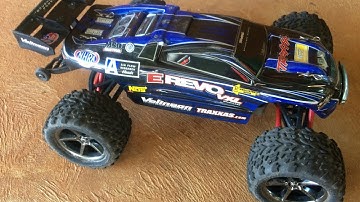 50 MPH Speed Runs Traxxas 1/16 E-Revo VXL on Dual NiMH