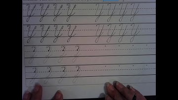 Cursive Lesson 21 I & J