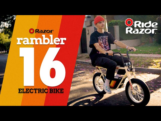 Razor presents: The all new Rambler 16 electric cruiser 