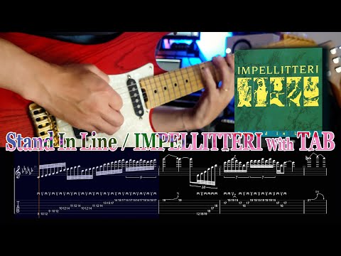 【貴重】インペリテリ　スタンドインライン　バンドスコア　ギタースコア インペリテリ (IMPELLITTERI) / STAND IN LINE バンド・スコア
