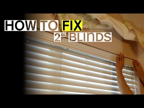 2" Blinds Won&rsquo;t Tilt Open or Close? Here&rsquo;s a Fix.