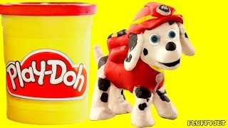 paw patrol stop motion play doh family fun kids playtime toys pretend play funny video for children