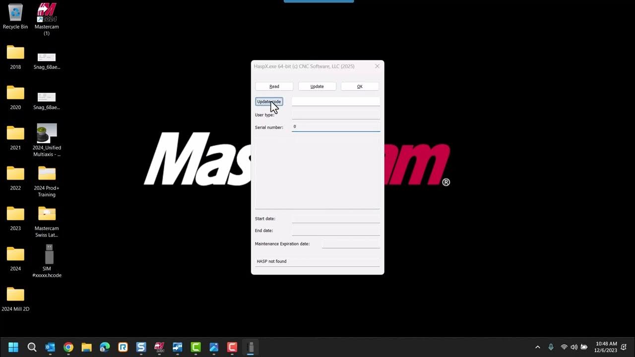 Mastercam USB HASP Update YouTube