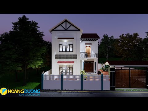 Mẫu nhà ở chữ L giá 800 triệu - Đơn giản, hiện đại, phù hợp với lối sống ở quê