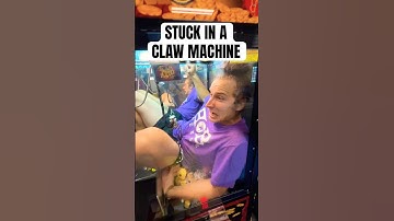 STUCK IN A CLAW MACHINE 😂