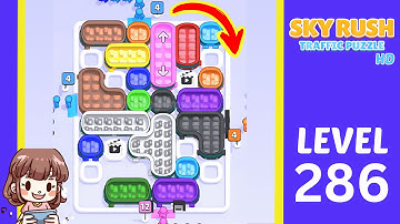 Sky Rush Traffic Puzzle Level 286 Solution Walkthrough