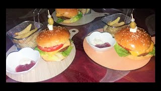 the beste burger أنجح همبرجر منزلي/تحضير خبز البرجر