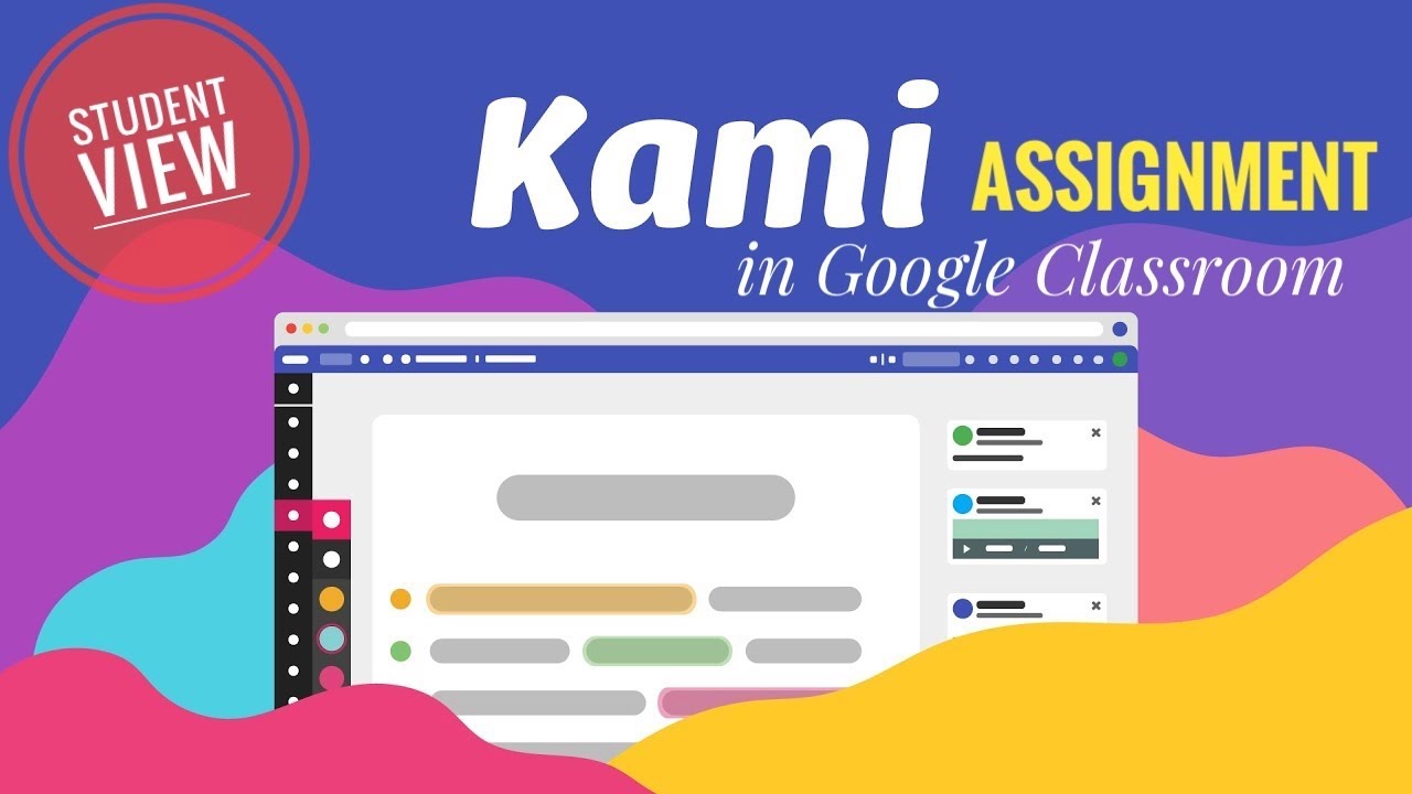 how to submit a kami assignment in google classroom
