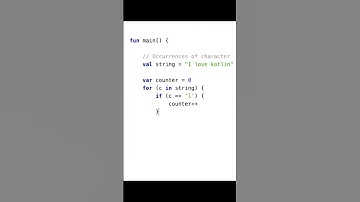 Kotlin Occurrence of characters. #kotlin #shortvideo #shorts #android #androiddeveloper #development