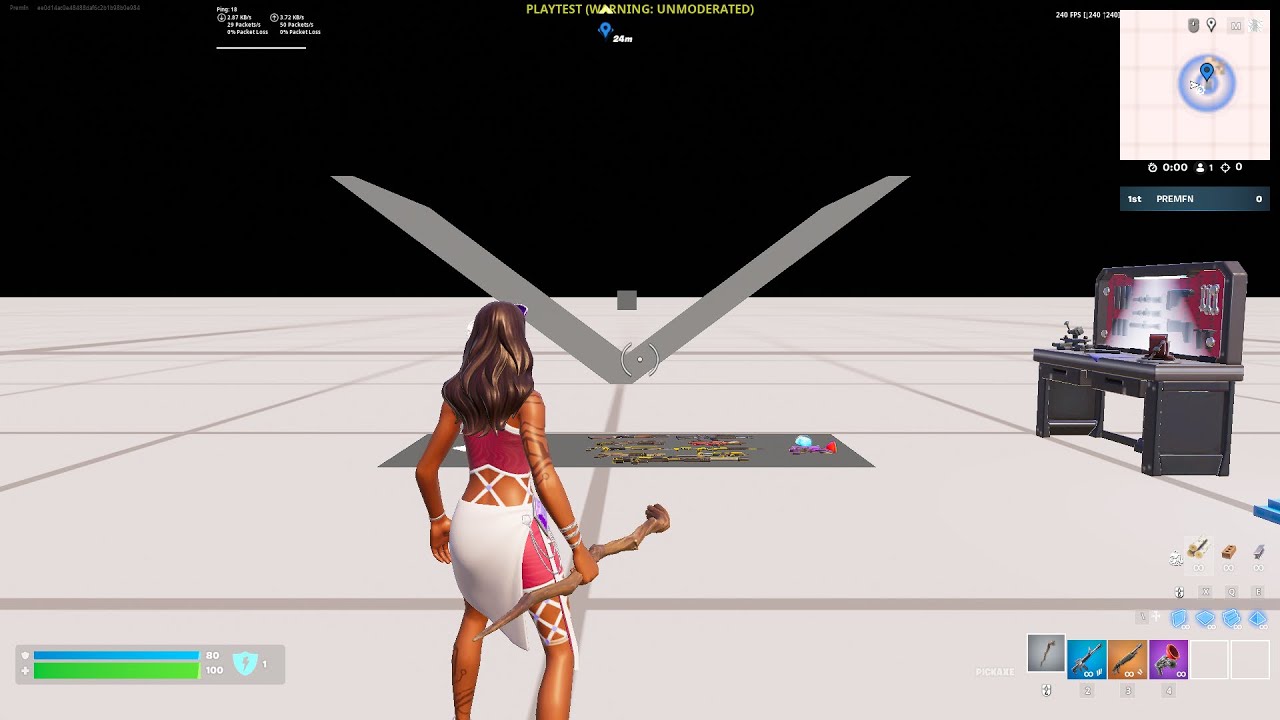 1v1ing viewers for a skin