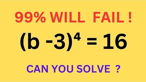 Can You Solve this Tricky Exponential Equation ? | Math Olympiad question |