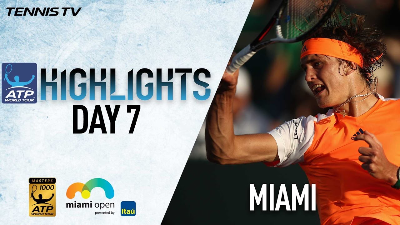 Highlights: Zverev, Nadal, Federer Win At Miami 2017 Tuesday - YouTube