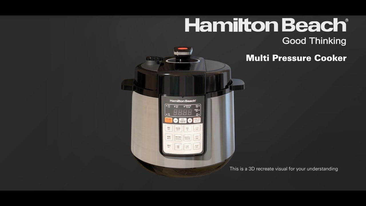 Hamilton Beach 6L Multi-Function Pressure Cooker (34502-SAU) 