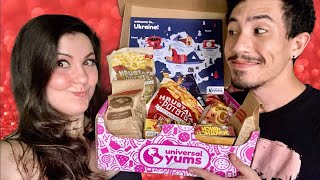 HANG OUT WITH US & EAT SNACKS! Universal Yums Unboxing Ukraine!