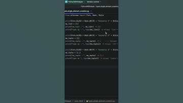 tuple creation in python #python #tuple #lists #pythonbasics #pythontips #learnpython #coding
