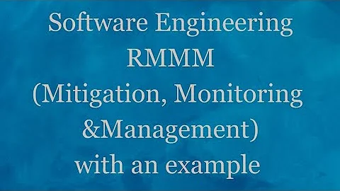 RMMM(Mitigation , Monitoring & Management) -Unit -5 ( Software Engineering) JNTUH (B.Tech)