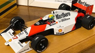 Player Profile 1/18 Minichamps Ayrton Senna 1990 'Marlboro' conversion McLaren MP4/5B - Diecast Review