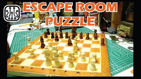 Escape Room Chess Set Puzzle DIY (no Arduino used)