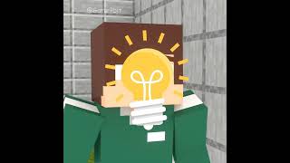When JJ Plays Squid Game: Hole in the Wall | Minecraft Animations