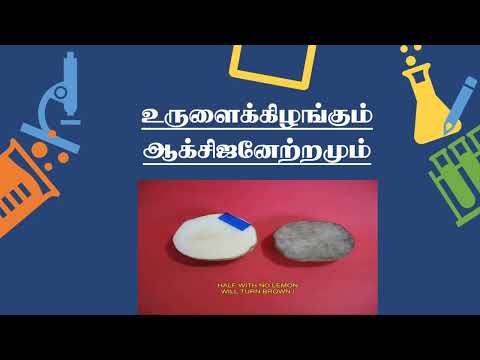 வானவில் மன்றம் உருளைக்கிழங்கும் ஆக்சிஜனேற்றமும் வீடியோ-Vanavel Mantram Chemistry Videos