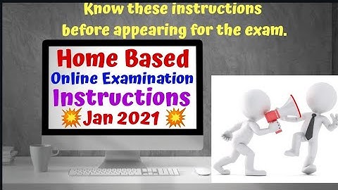 Important💥 Instructions📢 | Home Based | Online CMA Exam | Inter & Final | Jan 2021 | Catch Concept