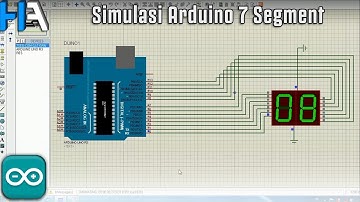 Simulasi Arduino 7 Segment Menggunakan Proteus
