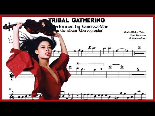 Vanessa-Mae: Tribal Gathering. Violin Sheet Music/Partitura 🎻🎶 class=