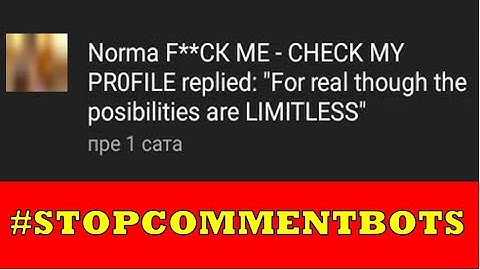 Comment Bots Have Taken Over Youtube