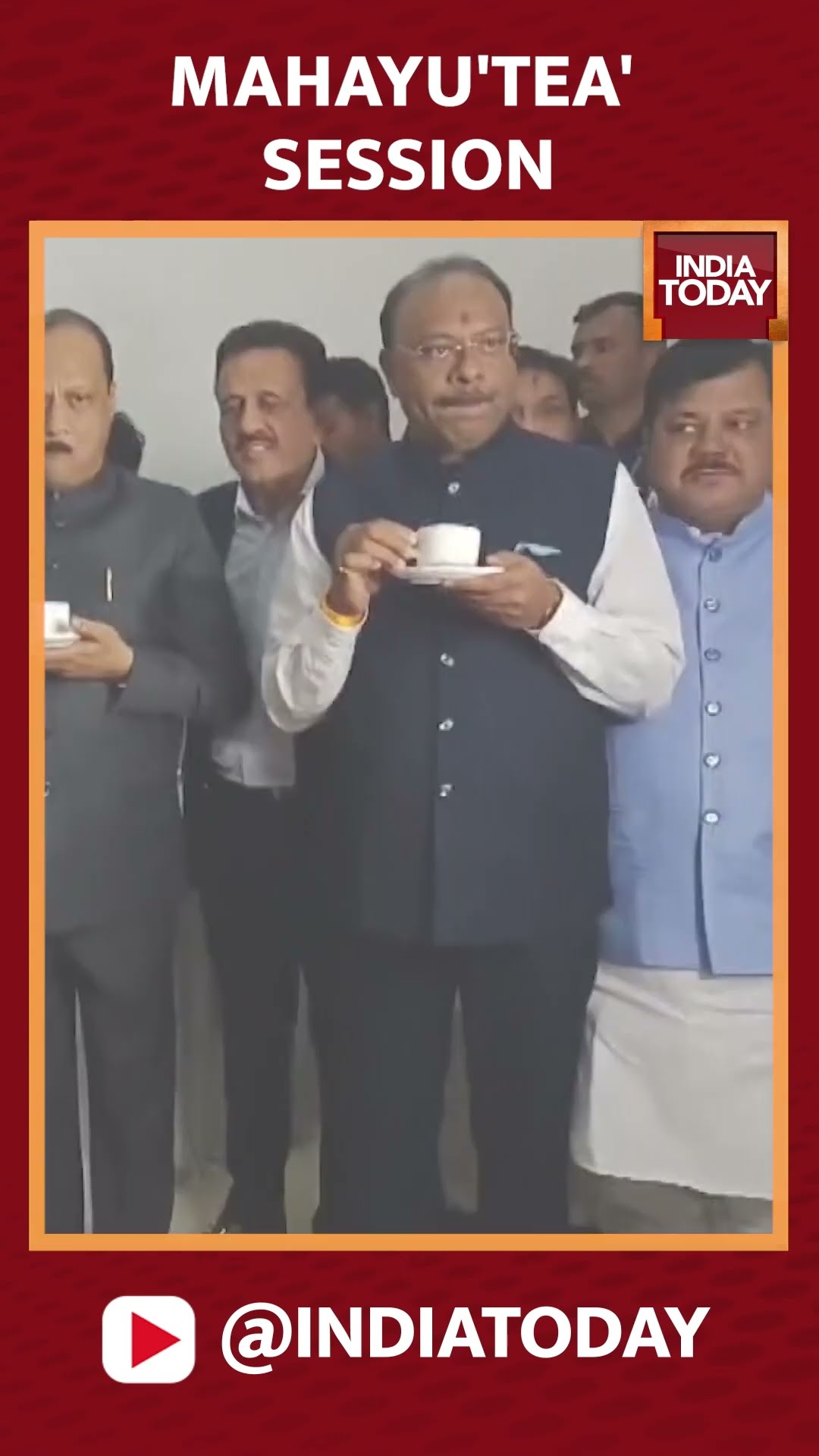Maharashtra CM Fadnavis, Dy CMs Shinde And Pawar Have Tea After Cabinet Expansion #fadnvis #mahayuti