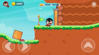 COLOR Ball Adventure - Fun Ball | Level #8 (Gameplay with Bat Ball) Hard Level screenshot 4