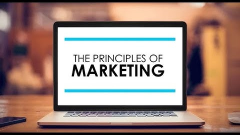 MAR2011: Welcome to the Principles of Marketing