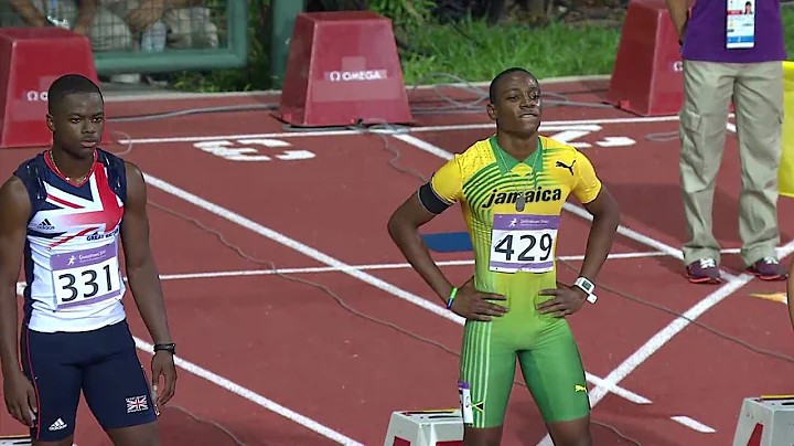 Men's 100m Final - Athletics - Singapore 2010 Youth Games - DayDayNews