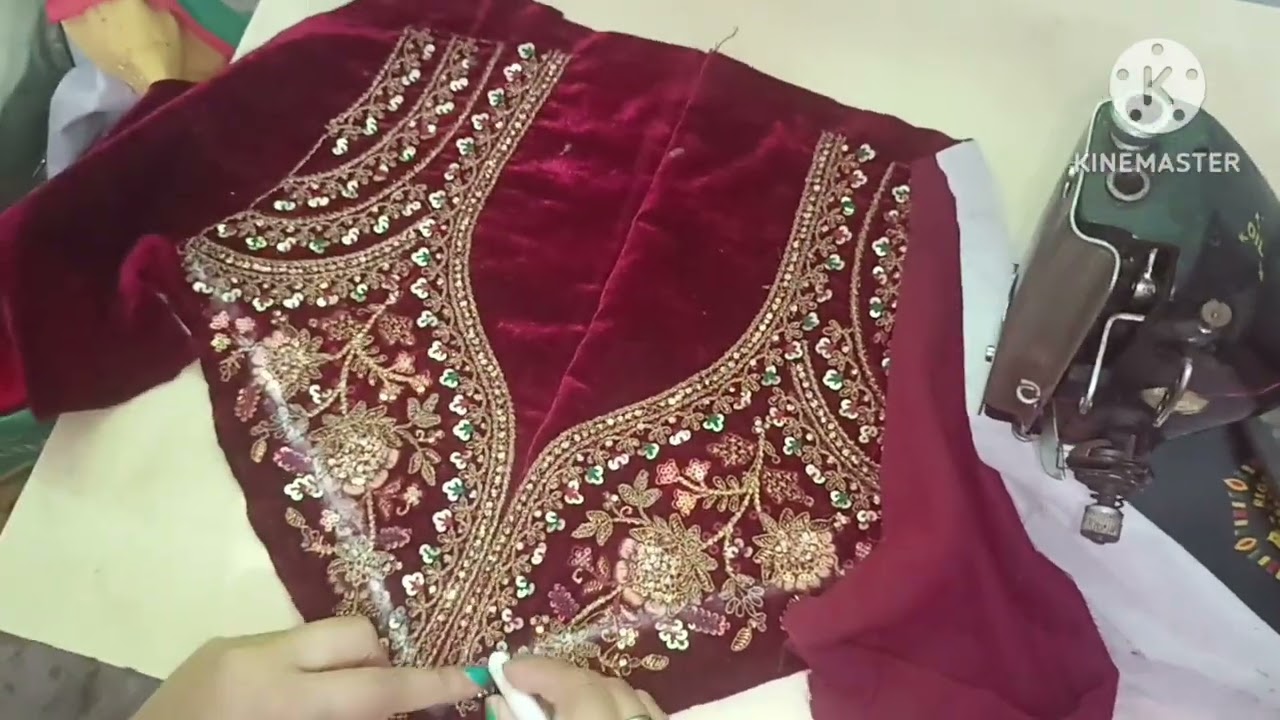 Sabyasachi blouse cutting and stitching ✂️