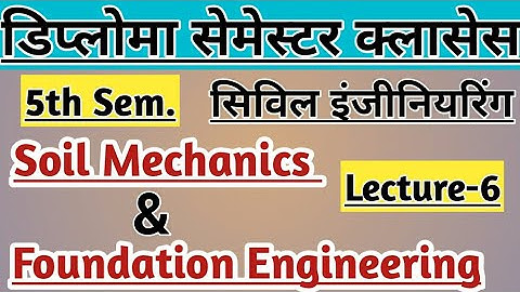 Soil Mechanics | Chapter-3 | Part-1 | 5th Semester | Diploma Civil Engineering | Index Properties