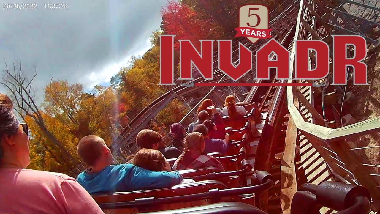 Invader Backseat POV Busch Gardens Williamsburg 2022 YouTube