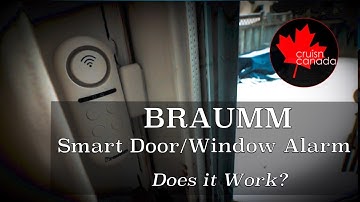 Braumm Wifi Smart Door and Window Alarm Sensor