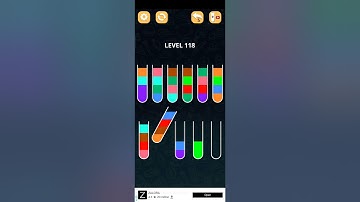COLOR SORT PUZZLE LEVEL 118