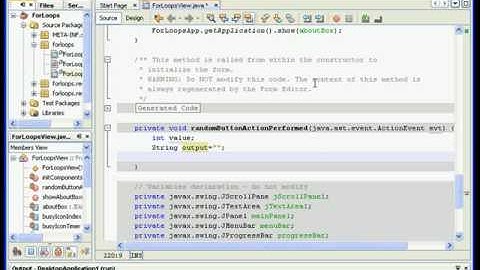 ITEC219 Visual Programming with Java For Loops Part 1 of 4